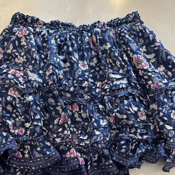 Vineyard Vines Floral Blue Skirt - Picture 2 of 4